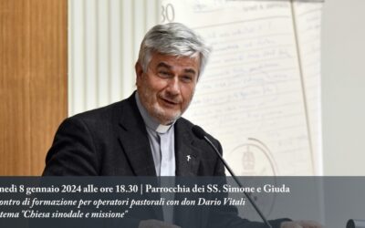 2° incontro di formazione operatori pastorali: don Dario Vitali