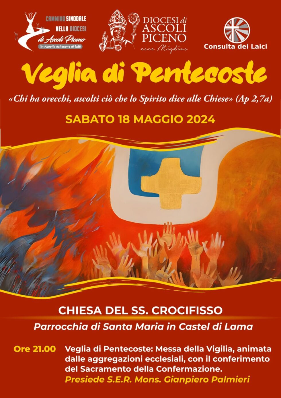 La veglia di Pentecoste diocesana 2024 | Diocesi di Ascoli Piceno