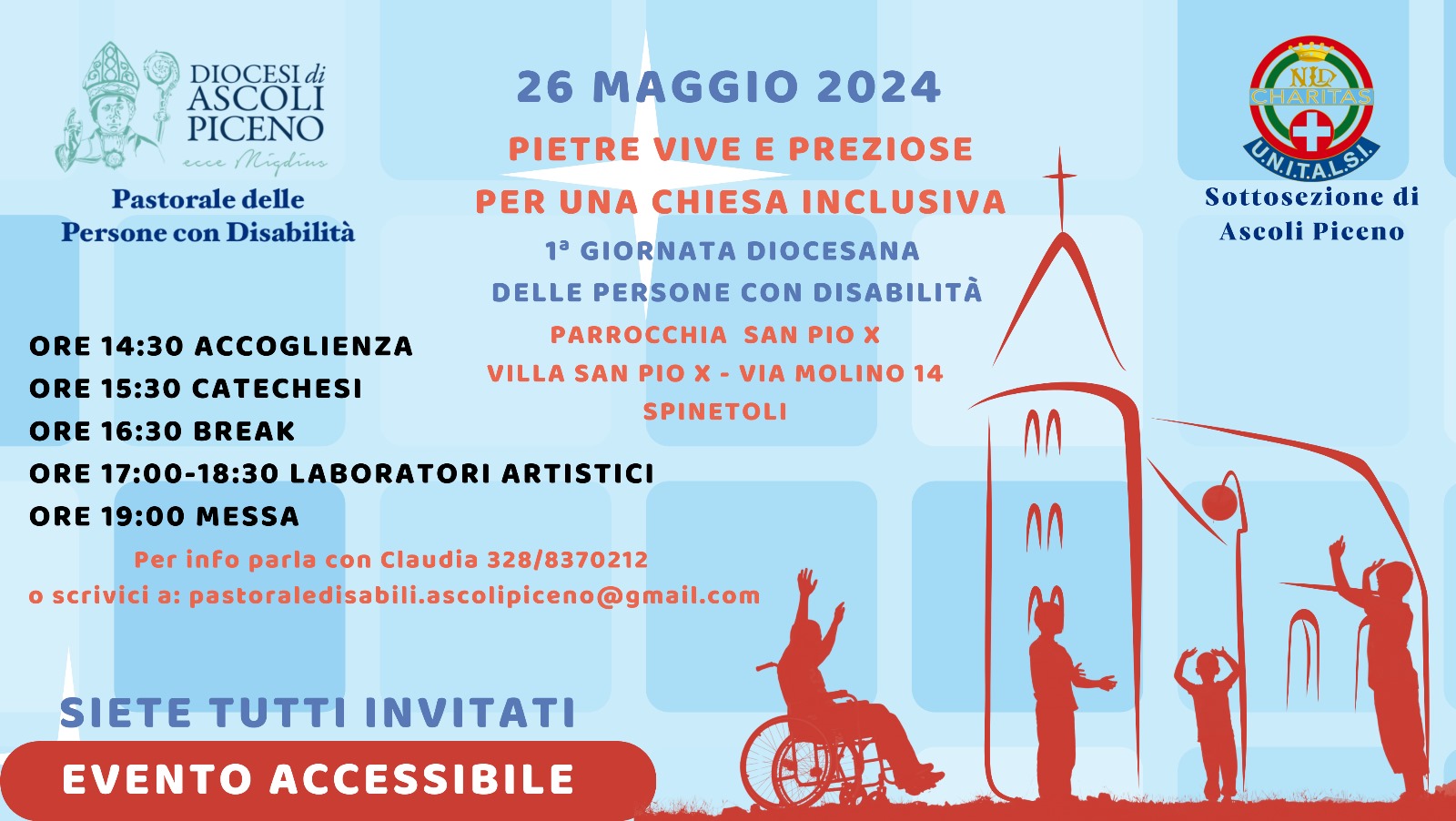 1ª giornata diocesana delle persone con disabilità: tutti gli eventi - anteprima