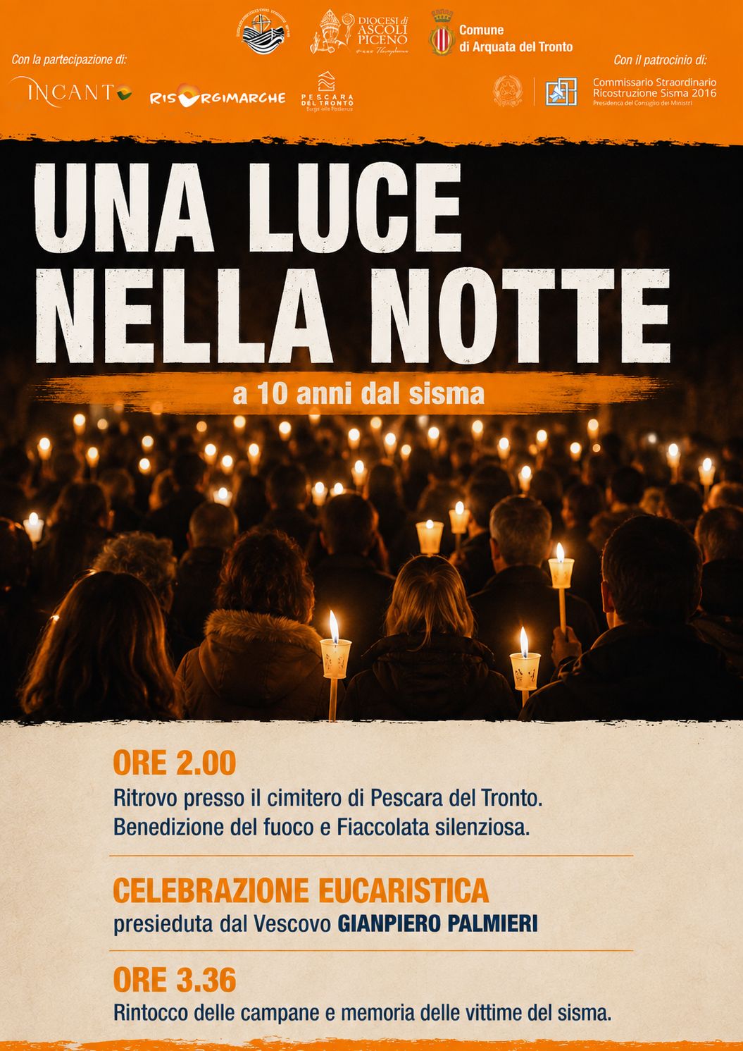 Una luce nella notte: la fiaccolata e il ricordo delle vittime Custodi della Vita interiore: due giorni di discernimento a Ripatransone - locandina
