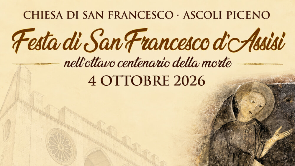 Festa di San Francesco d’Assisi nell’ottavo centenario della morte