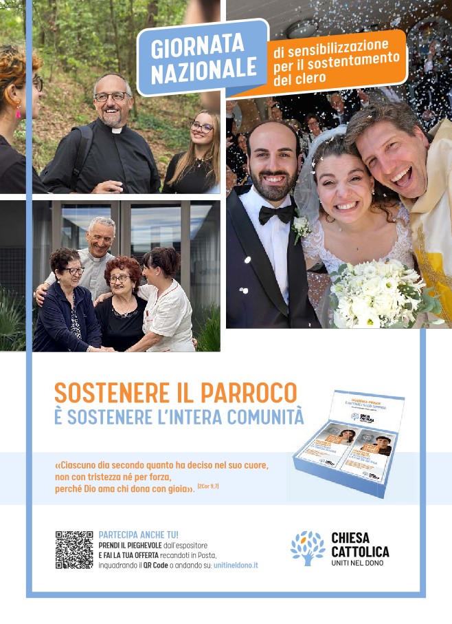 20 settembre, Giornata per il sostentamento del clero - locandina