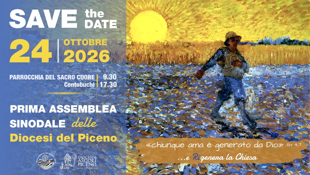 Save the date: Assemblea sinodale delle Diocesi del Piceno